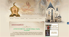 Desktop Screenshot of lwowskabazylika.org.ua